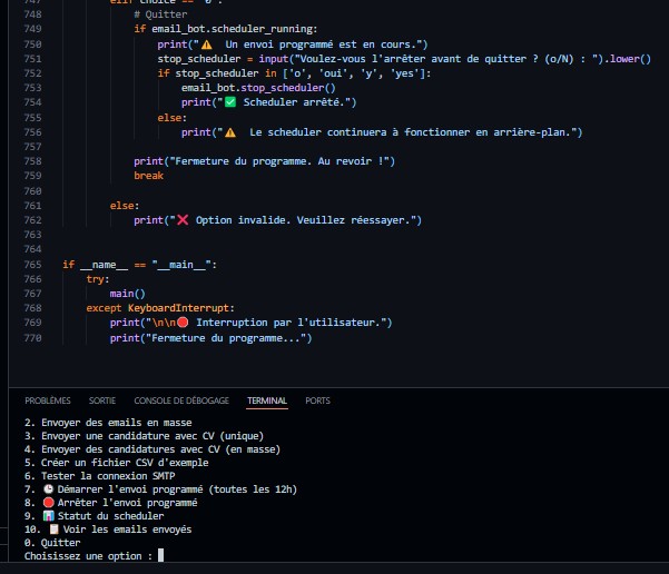 Script mail automatique